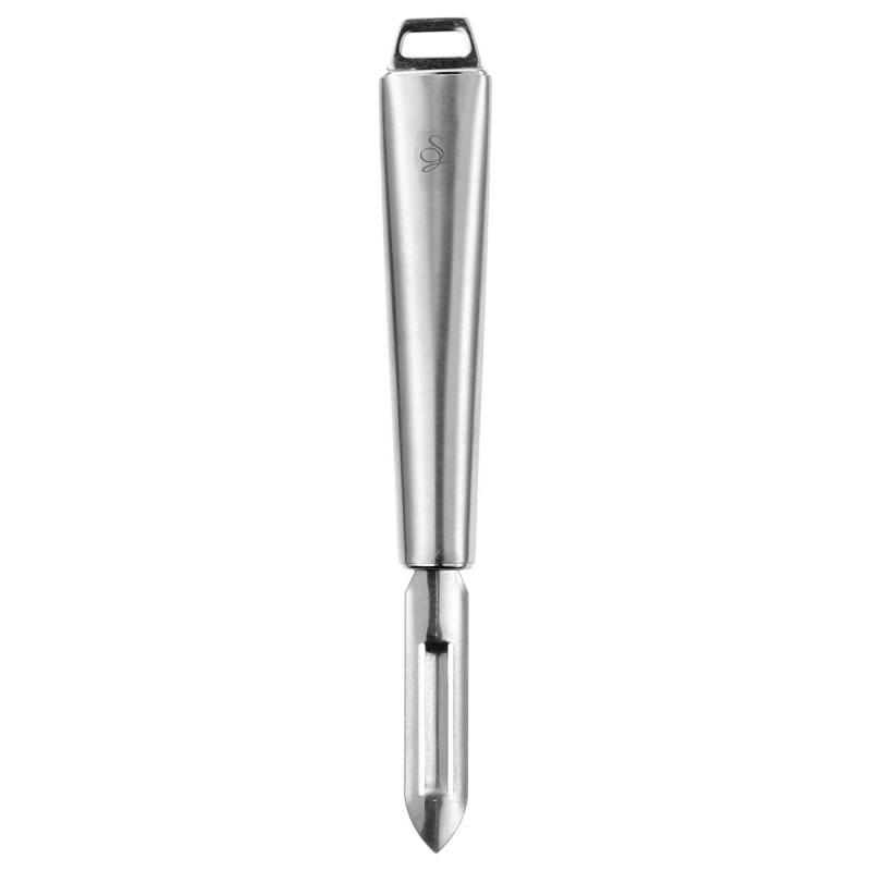 Éplucheur économe inox 20 cm argent - Paris Prix - compatible lave-vaisselle et entretien facile_0