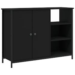 Helloshop26 - Buffet bahut commode armoire meuble de rangement organisateur cuisine salle de séjour salon 100 x 33 x 75 cm bois 02_0035788 - 30002125_0