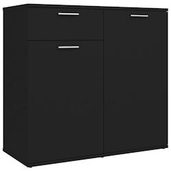 Helloshop26 - Buffet bahut commode armoire meuble de rangement organisateur cuisine salle de séjour salon 80 x 36 x 75 cm bois 02_0036134 - 300021270_0