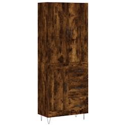 Helloshop26 - Buffet bahut commode armoire meuble de rangement organisateur cuisine salle de séjour salon haut 69,5 x 34 x 180 cm 02_0033437 - 300021_0
