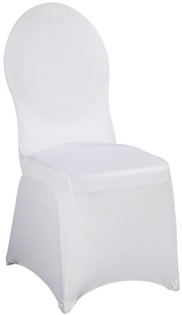 HOUSSE DE CHAISE TRENDY BANQUET BLANC