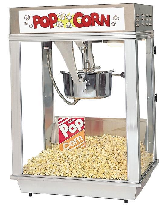 Machine à pop corn 14 oz - modèle citation inox_0