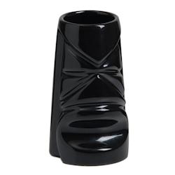 MONDO DECO Tiki Maori - Coupe et verres en céramique marron 47 cl x 6 - Originalité et couleurs lumineuses_0
