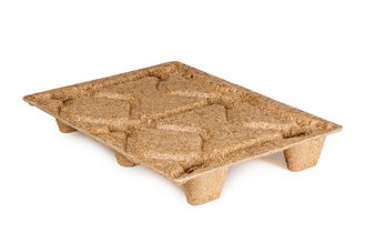 Palette  en bois compressé INKA  type F64 - 1/2 format - 600mm x 800 mm_0