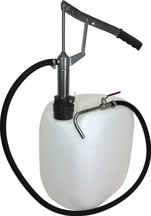 Pompe manuelle de bidons KHP-200 200 cm³ pour MATO - acier de haute qualité - pour bidons de 20 et 30L_0