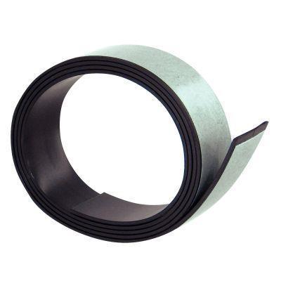 Ruban magnétique souple adhésif - 25mm x 1m - épaisseur 1.5mm - coloris marron_0