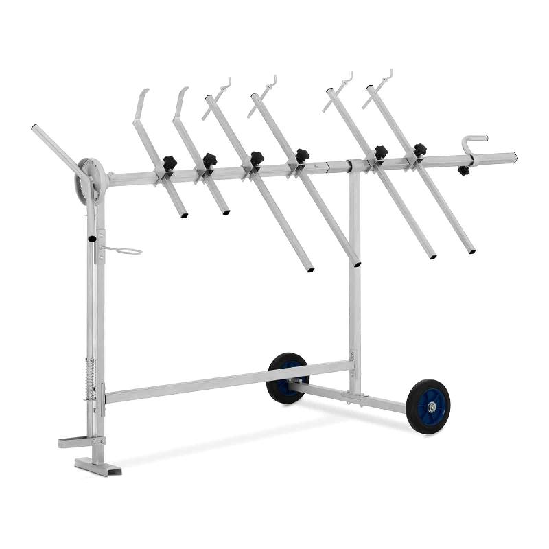 Support de peinture pour pièces de carrosserie - 6 bras ajustables - Rotation 360° - Capacité 90 kg - Réf. 14_0006470_0