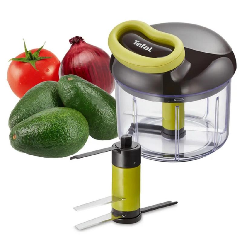 TEFAL Mini-hachoir Manuel 900ml Multicolore K1320404 - multicolore K1320404_0
