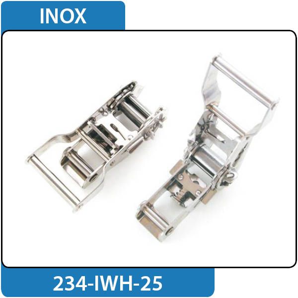 Tendeur à cliquets 25 mm en inox - 750 daN pour arrimage et transport_0