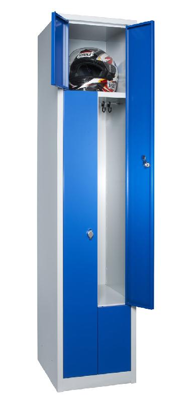Vestiaire multicases liena - Modèle 2 cases avec portes en L - Gain de place_0