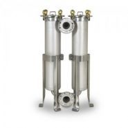 2po - corps de filtre avec 2 poches taille 20 - débit maxi 90m3/h - pression 10 bar à 100°C_0