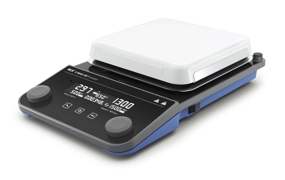 Agitateurs magnétiques de laboratoire IKA - C-Mag HS 7 Control avec plaque céramique et contrôle avancé_0