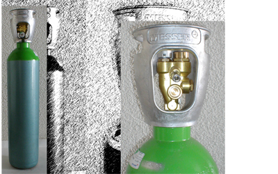 Bouteilles de gaz alimentaires - oxygène, azote, argon, dioxyde de carbone, hydrogène et hélium_0