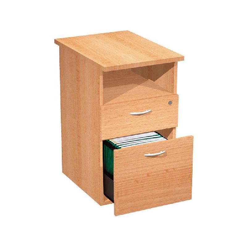 CAISSON HAUTEUR BUREAU PRONTO HÊTRE P. 80 CM HÊTRE