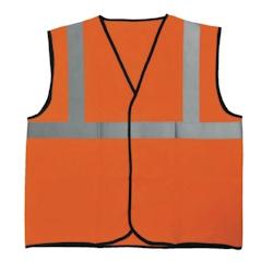 Gilet haute visibilité - Bandes réfléchissantes - Taille unique XL ORANGE - SINGER SAFETY - Taille unique 3660514068391_0