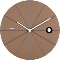 Horloge murale coucou en ABS Destacado marron Karlsson - marron 8714302770425_0