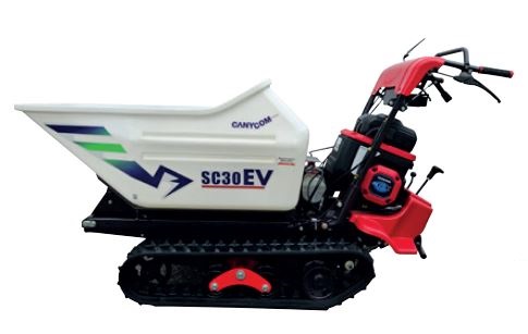 Mini-transporteur SC30EV - 300 kg de charge utile pour le transport de gravats et de terre_0