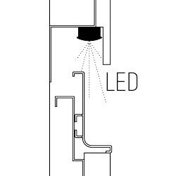 Option: illumination led dans moulure décoration metrika line - KG_0