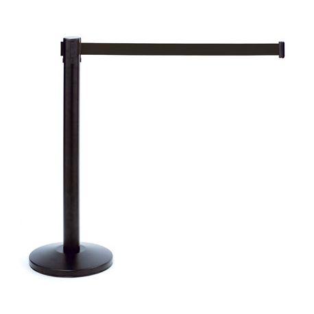P10949L - Poteau de balisage à enrouleur en métal - Hauteur 92 cm - Manudom_0