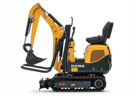 Pelle compacte Hyundai HX10A - idéale pour chantiers exigus, jardinage et aménagement paysager_0