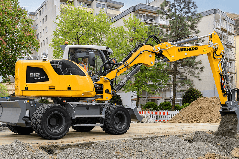 Pelle sur pneus Liebherr A 912 Compact_0