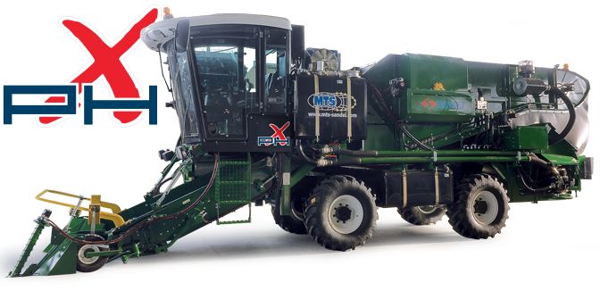 Récolteuse de poivron PH X - MTS - capacité 60 à 70 t/h - moteur 144 kW (193 CV) - dimensions 10.15x3.4x3.5 m_0