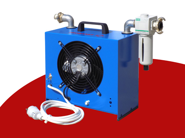 Refroidisseur d'air electrique pour aerogommeuse et outils pneumatiques_0
