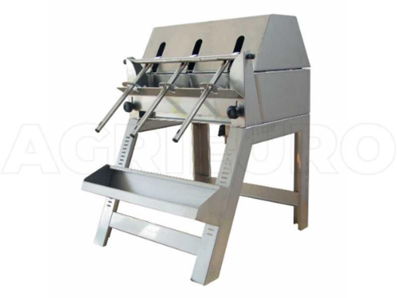 Embouteilleuse - remplisseuse manuelle 3B INOX - 3 robinets en acier inox AISI 304 - Cadence 250 bouteilles/heure_0