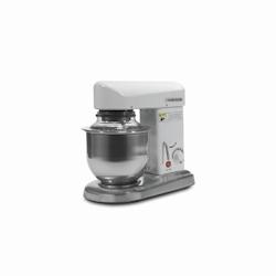 Resto Italia Batteur Mélangeur FP 105 - Blanc - Tête soulevable et accessoires en acier inoxydable_0
