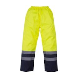 Surpantalon haute visibilité imperméable YOKO jaune|marine T.3XL Yoko - XXXL polyester 6933883211055_0
