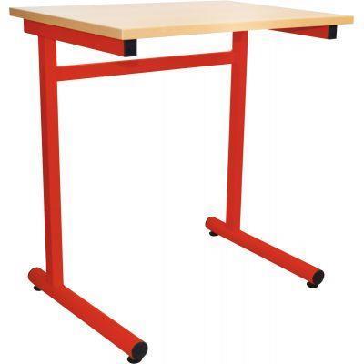 Table fixe 1 place 70x50 - Fabricant LNR Mobiliers - Référence TUMFM T4R_0
