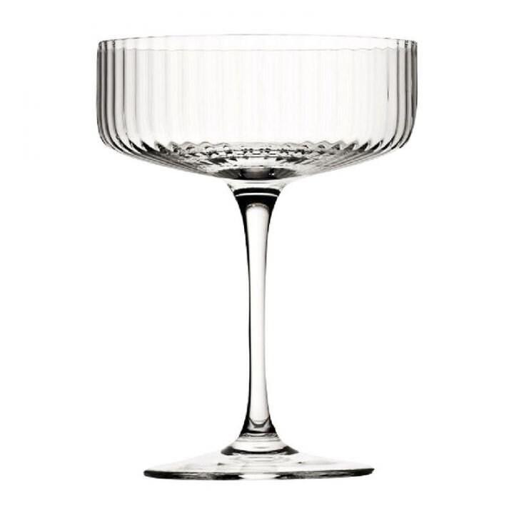 Utopia Lot de 6 coupes à bord droit 290 ml en verre, HAYWORTH - 5060020534393_0