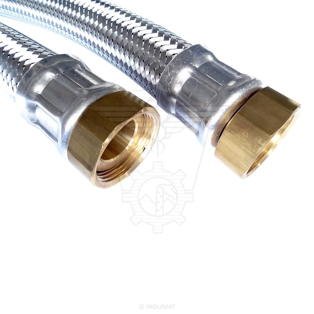 4180251 - Flexible métallique Indumat - Tuyau EPDM renforcé avec tresse inox - DN25 - F x F écrou libre_0