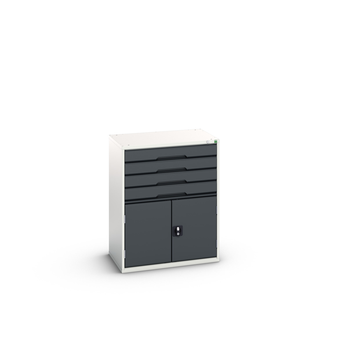 Armoire à porte et à tiroir Verso avec blocage des tiroirs et 4 tiroirs / armoire - 16925465_0