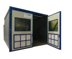 Cabine de peinture fermée sur-mesure - dimensions standards et personnalisées_0