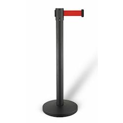 Poteaux de guidage barrière noir set/2 - Combisteel - noir COM-7522.0010_0