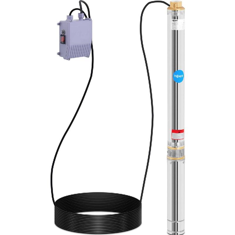 Hillvert - hillvert Pompe Submersible Pompe À Eau Immergée HT-ROBSON-SP1100-93 (Débit De 5 580 l/h, 1 100 W, Hauteur De Refoulement 93 m, - 4062859_0