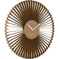 Horloge murale en métal Cascara marron Karlsson - marron 8714302770944_0