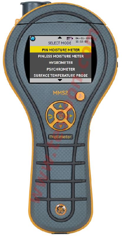 Humidimètre matériaux, 8-99%hr, hygrométrie, température ambiante et de surface, poin - HUMMMS2_0