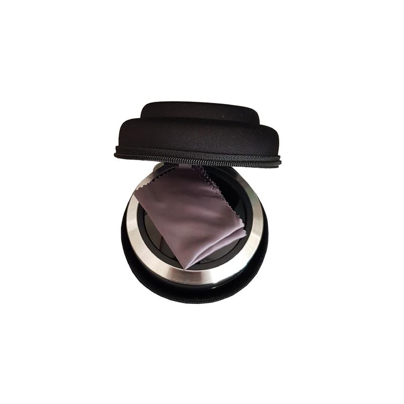 Loupe de bijoutier x5 - 3 LEDs - Corps aluminium - Avec étui et accessoires_0