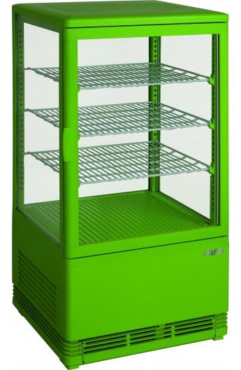 Mini-vitrine de présentation verte modèle SC 70 - réfrigérée avec contrôle numérique et dégivrage automatique_0