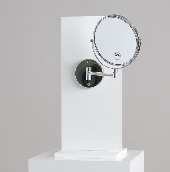 Miroir classique 1 - bras pivotant double face avec grossissement 3x_0