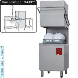 Pack lave vaisselle a capot pro fast wah : table de prelavage gauche avec douchette et table de sortie fast wash - DK7/6/B-S_0