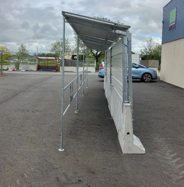 Passage couvert pliable adaptable sur les barrières KLOSTAB_0