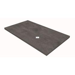 Plateau stratifié gris béton 120 x 70 cm - 24mm - Résistant à la chaleur - France Mobilier CHR_0