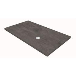 Plateau stratifié gris béton 120 x 70 cm, France mobilier chr - gris 3760326524402_0