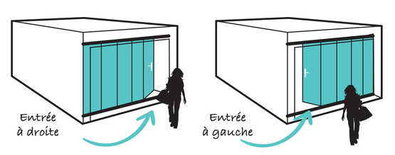 Porte de garage sectionnelle mambo / manuelle / en acier / avec portillon et hublot / isolation thermique_1