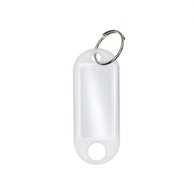 Porte étiquette blanc avec anneau boite de 100 pièces - STRAUSS - 420476 - 372210_0