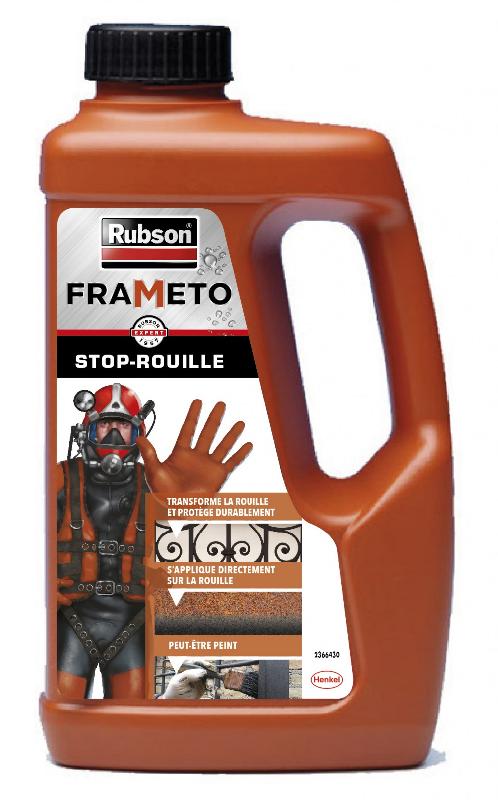 Protection antirouille extérieur/intérieur - noir - 0.5L - Frameto RUBSON - direct sur rouille - pour métaux ferreux_0