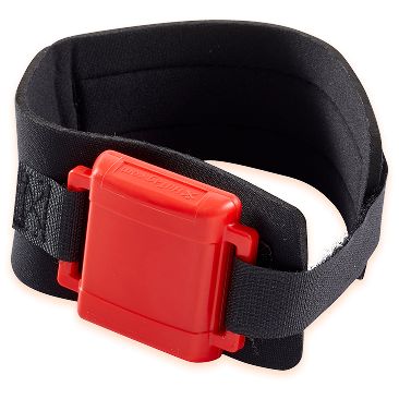 Puce triathlon avec attache velcro, réutilisable et résistante à l'eau, idéal pour triathlon, course à pieds ou vélo_0